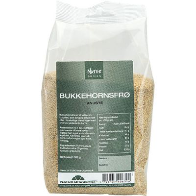 Bukkehornsfrø knust 500 g