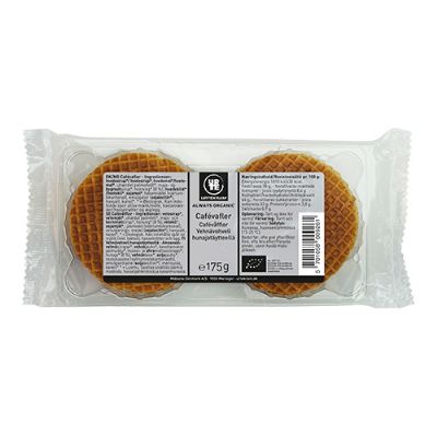 Cafévafler 6 stk økologisk 175 g