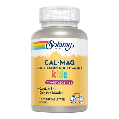 Cal-Mag Kids tyggetablet med vitamin C & D 90 tab
