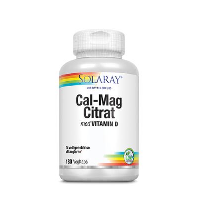 Calcium Magnesium Citrat med vitamin D 180 kap