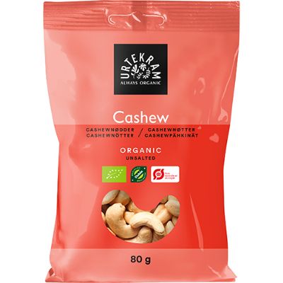 Cashewnødder hele økologisk 80 g