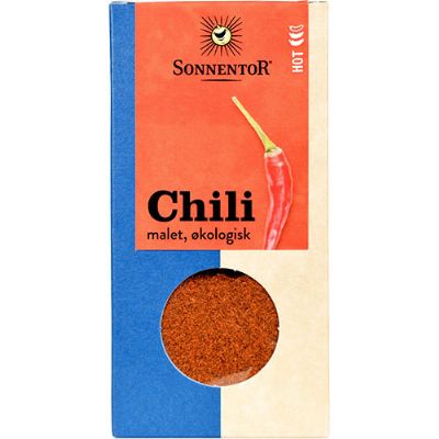 Chili malet økologisk 40 g