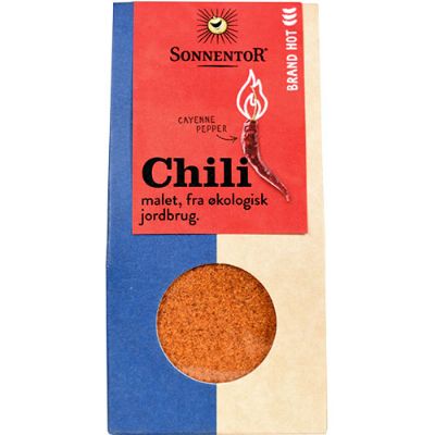 Chili malet økologisk 40 g