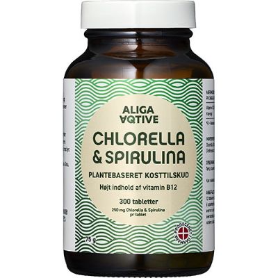 Chlorella & Spirulina Tabletter 300 tab