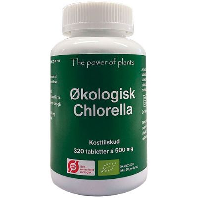 Chlorella økologisk 320 tab