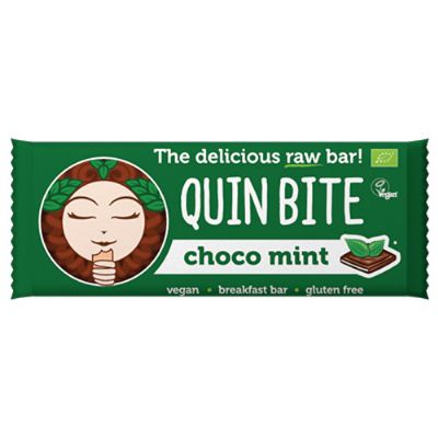 Choco Mint bar økologisk - Quin Bite 30 g