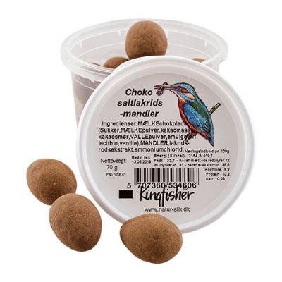 Choko saltlakrids mandler 70 g