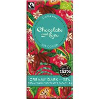 Chokolade Creamy Dark 55% økologisk 80 g