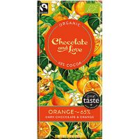 Chokolade Orange 65% økologisk 80 g