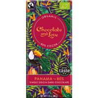 Chokolade Panama 80% økologisk 80 g