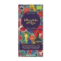 Chokolade Pomegranate 70% økologisk 80 g