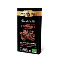 Chokolade fyldt mørk økologisk 70% m.chokoladeganache m. chokoladaganache - 18 stk 80 g