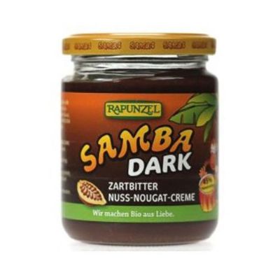 Chokoladecreme mørk Samba økologisk 250 g
