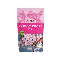 Chokoladeknapper pink vegan økologisk 200 g