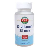 D-vitamin 25 mcg 100 kap