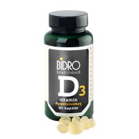 D-vitamin 38 ug m.appelsinsmag Bidro 90 kap