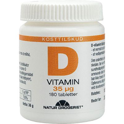 D3-vitamin 35 mcg 180 tab