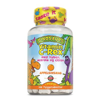 DinoSaurs Vitamin C-Rex tyggetablet 100 tab