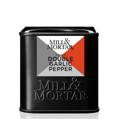 Double Garlic & Pepper økologisk 50 g