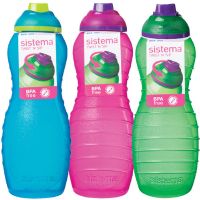 Drikkedunk Davina Pink 700 ml grøn, pink, blå Sistema 1 stk
