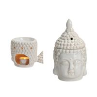 Duftlampe Buddha Hvid 1 stk