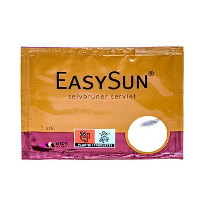 Easy Sun selvbruner serviet 1 stk