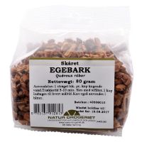 Egebark skåret 80 g