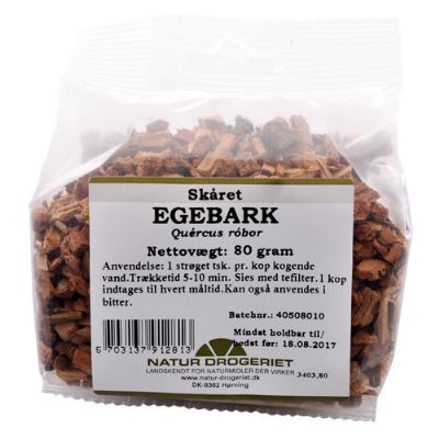 Egebark skåret 80 g