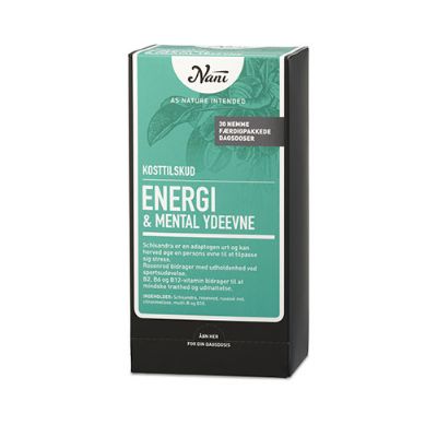 Energi & mental ydeevne helsepakke 30 br