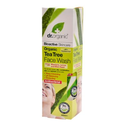 Face wash tea tree Dr. Organic 200 ml