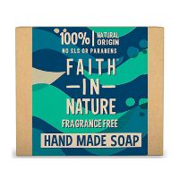 Fast sæbe uparfumeret Faith in Nature 100 g