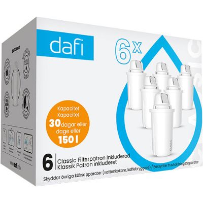 Filterpatroner 6-pack Dafi 1 stk