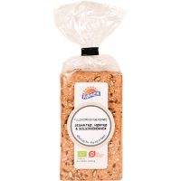 Fuldkornsknækbrød m.sesamfrø, hørfrø økologisk og solsikkekerner 110 g