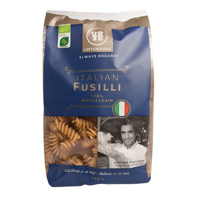 Fusilli fuldkorn (skruer) økologisk 400 g