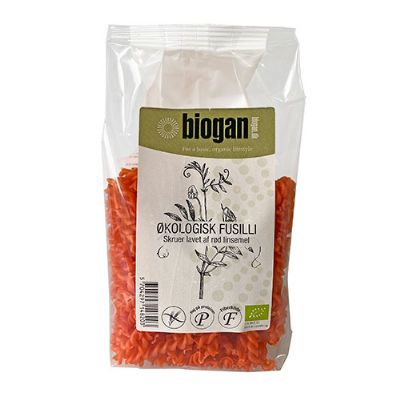 Fusilli m. linser økologisk 250 g