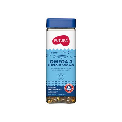 Futura Omega-3 Fiskeolie 100 ml 150 kap