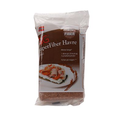 GG SuperFiber Havre knækbrød 100 g