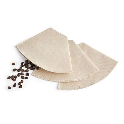 Genanvendeligt kaffefilter, økologisk bomuld - 3 stk. str2 1 pk