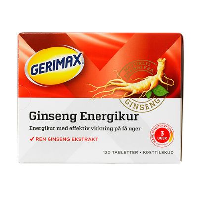Gerimax Ginseng Energikur 120 tab
