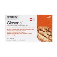 Ginsana standardiseret ekstrakt af Panax ginseng G115 60 kap
