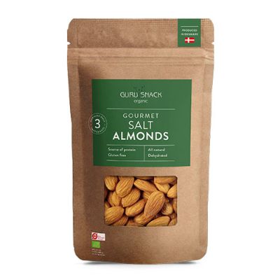 Gourmet Salt mandler økologisk 100 g
