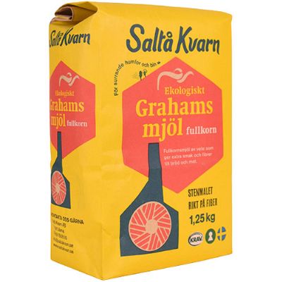 Grahamsmel økologisk saltå kvarn 1.250 g