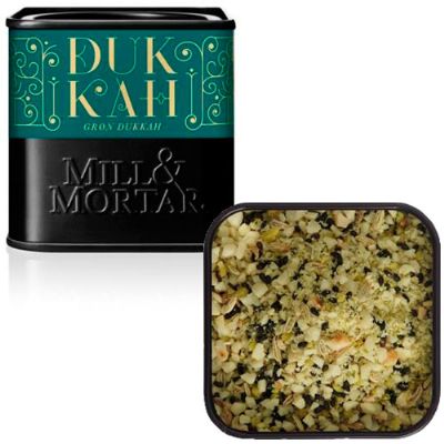 Grøn Dukkah mandler økologisk m. grøn 75 g