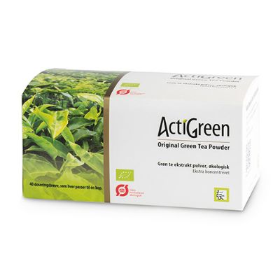 Grøn Te Ekstrakt pulver økologisk 40 br