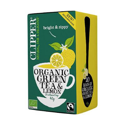 Grøn Te m. Citron økologisk Clipper 20 br