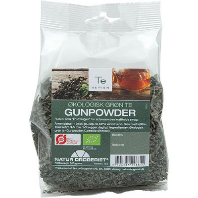 Grøn te Gunpowder økologisk 100 g