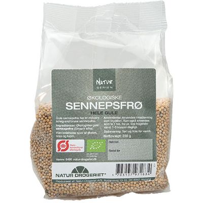 Gule sennepsfrø hele økologisk 250 g