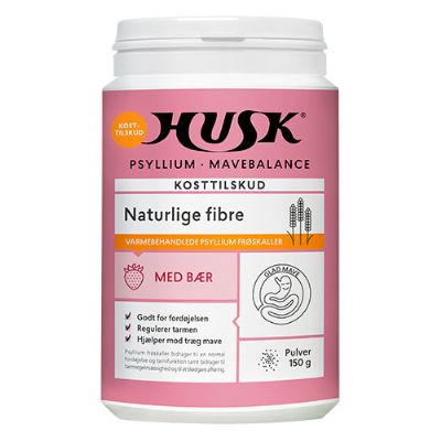 HUSK Psyllium Mavebalance med bær 150 g