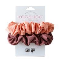 Hår scrunchie Coral Rose 2 stk 1 pk