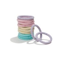 Hårelastikker Pastel Blooms plastikfri 12 stk (mini) 1 pk